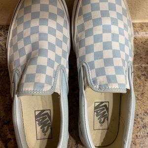 Vans Light Blue Checkered